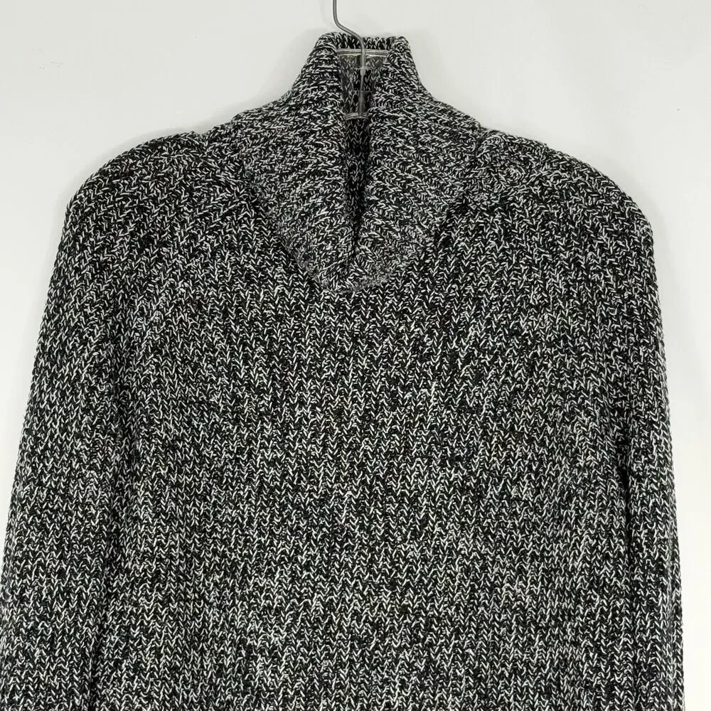 urban outfitters silence + noise black marled turtleneck sweater Small